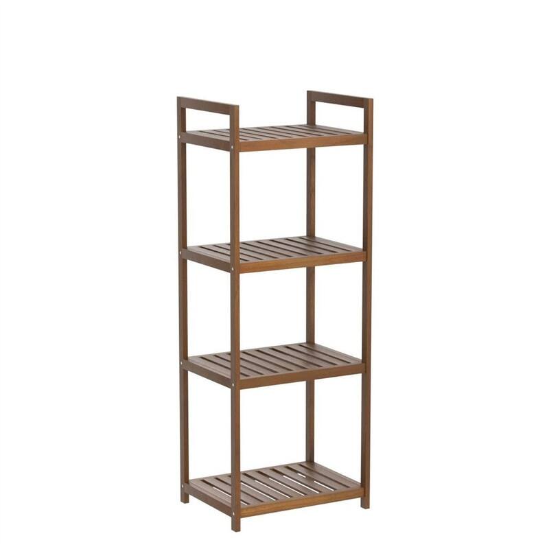 Standing Shelves Shower Caddy - 15.75"D x 12.02"W x 43.3"H