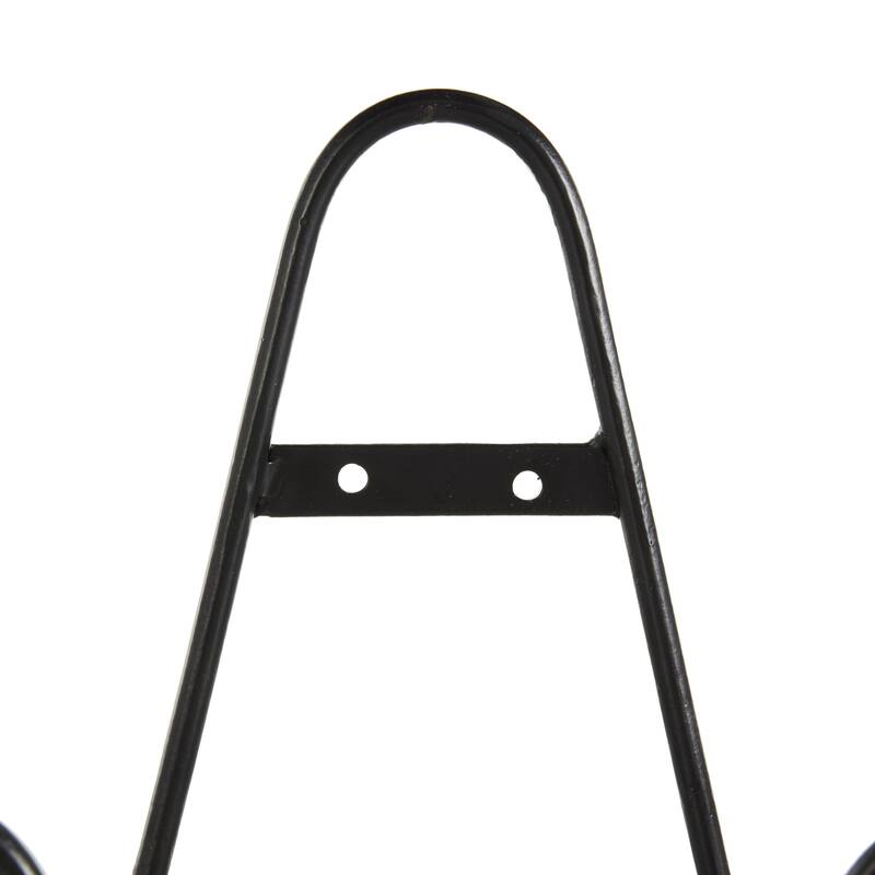 Metal Scroll Hanging Wall Rack Display Easel - Set of 3 Black - Roche River Decor