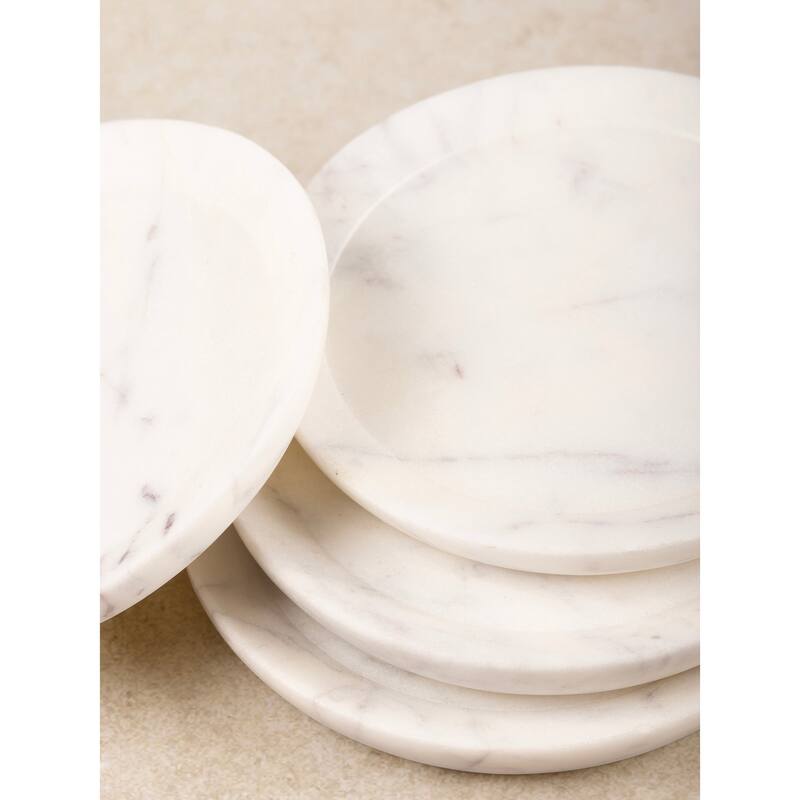 Paloma Marble Coasters - Set of 4