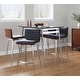 preview thumbnail 1 of 32, Porch & Den Naldi-Mason Swivel 5-Piece Counter Height Dining Set