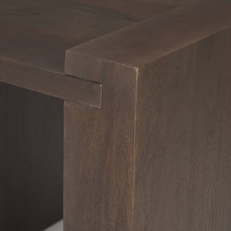 Wesson Light / Dark Brown Wood Accent Table