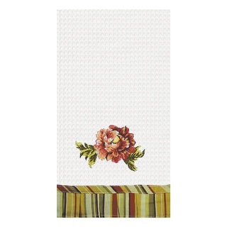 Marianna Cream Waffle Weave Cotton Kitchen Towel - Bed Bath & Beyond ...