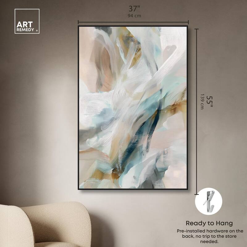Whispering Colors I Canvas by Art Remedy