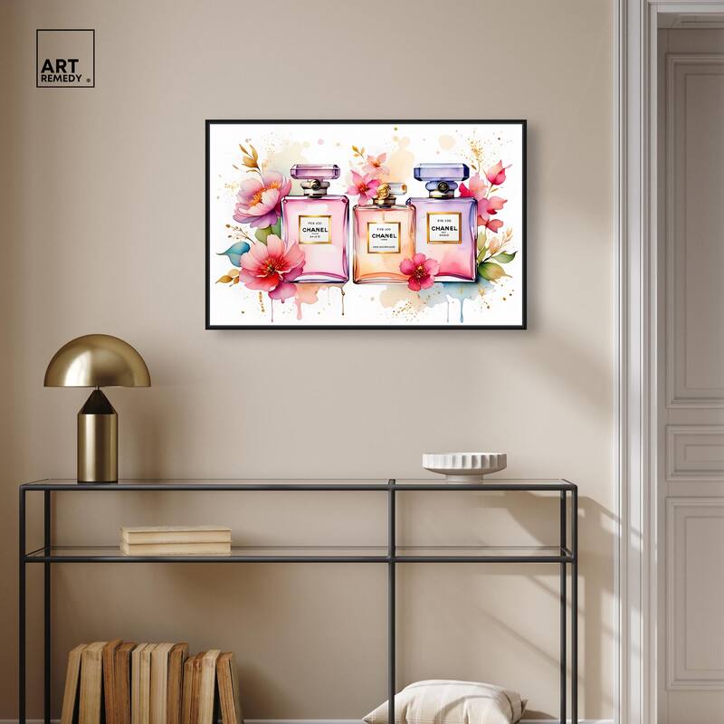 Floral Fragrance Canvas by Art Remedy