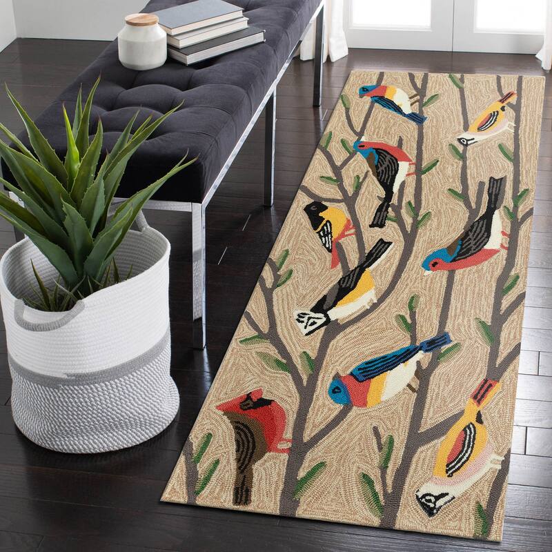 Liora Manne Frontporch Birds Indoor/Outdoor Rug - 2' x 5'