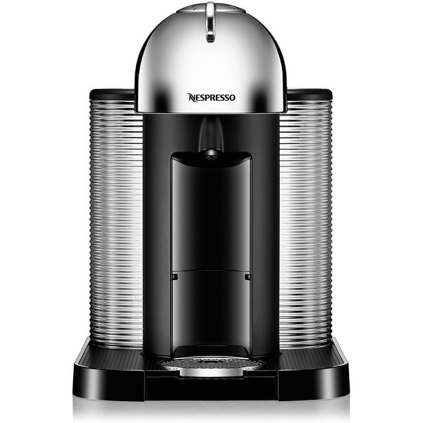 Nespresso Vertuo Coffee and Espresso Machine, Chrome - Bed