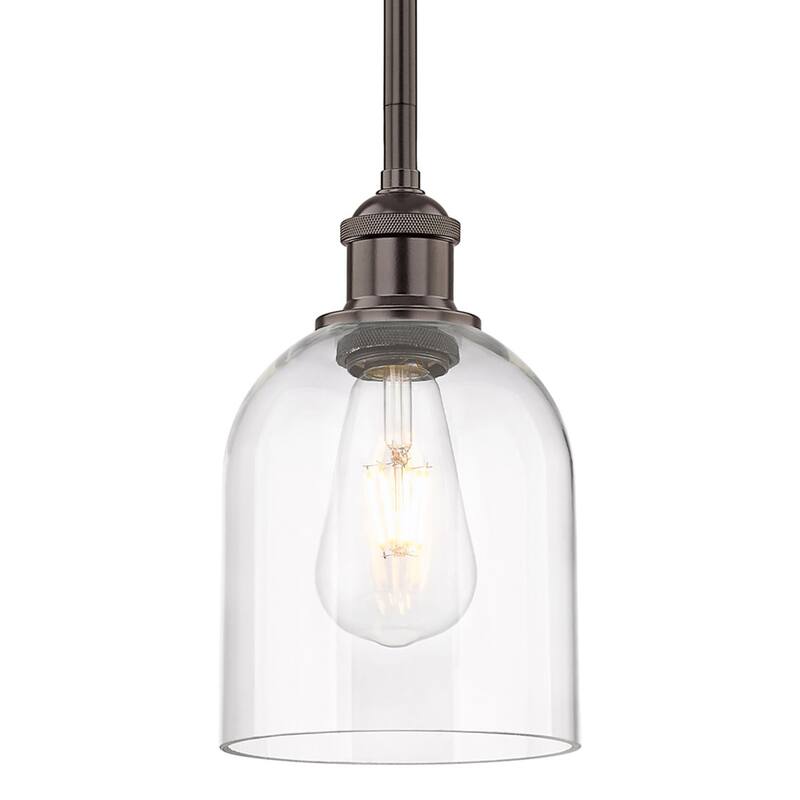 Innovations Lighting 616-1S 9 6 Bella Pendant Bella 6" Wide Mini - Oil Rubbed Bronze / Clear