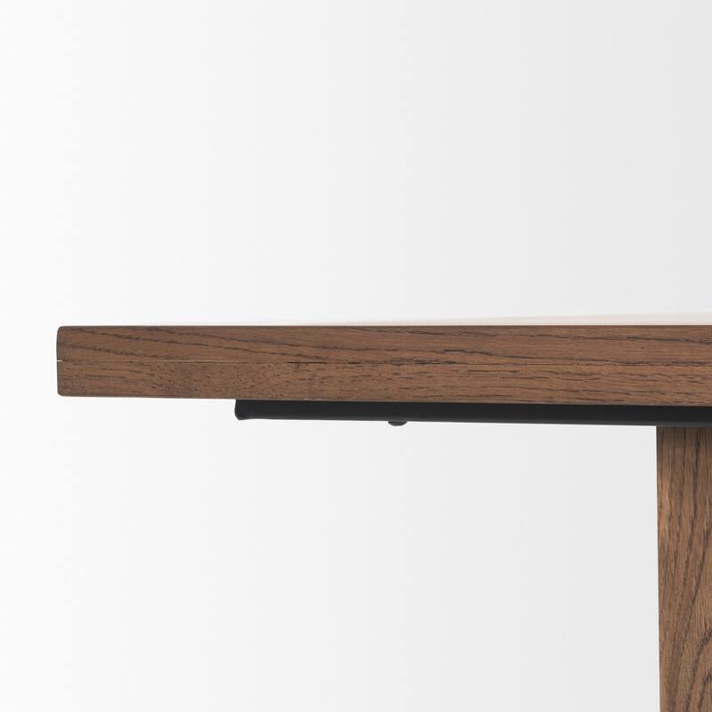 Suke 84" Rectangular Wood Trestle Dining Table - 84.0L x 42.0W x 30.0H