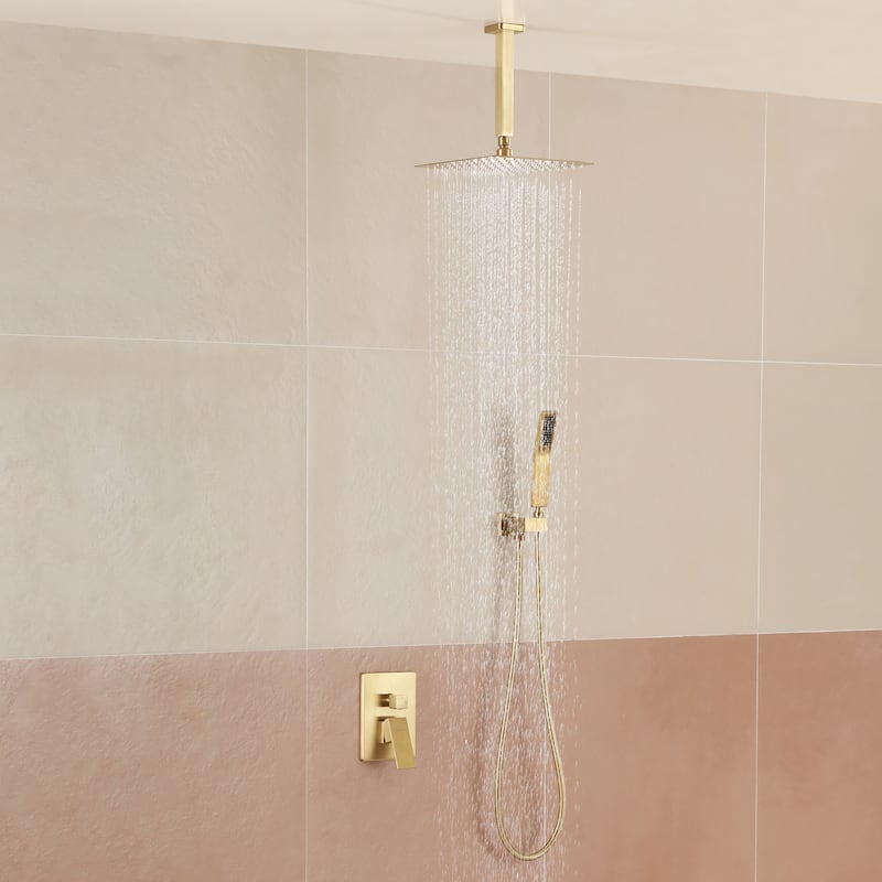 2-Function 10/12/16 In Ceiling Mounted Shower System