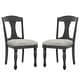 preview thumbnail 27 of 26, Extendable Wooden Dining Table Set with 6 Pieces of Chair Solid Wood Curved Oval for 4-6 People