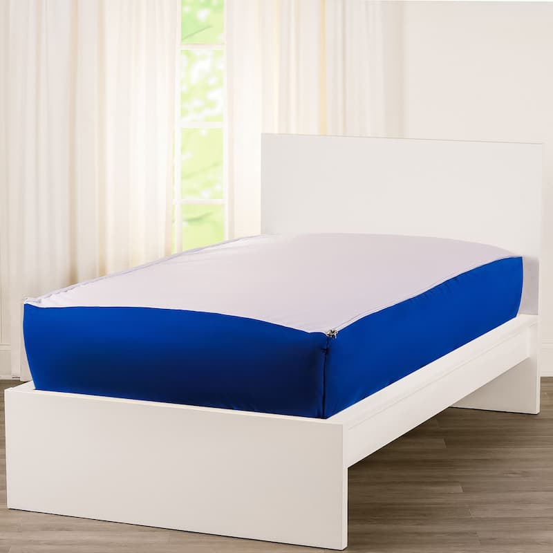 Siscovers Cobalt Blue Bunkie Deluxe Zipper Bedding Set