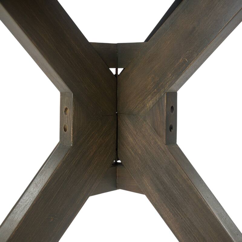 Stamford Outdoor Round Acacia Dining Table by Christopher Knight Home - 47.25" L x 47.25" W x 30.00" H