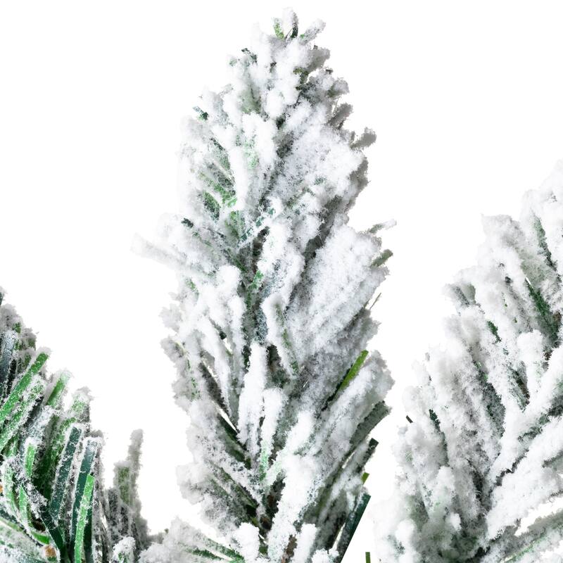 Frosted Pine Artificial Christmas Tree in Burlap Base - 3' - Unlit - 3 Foot