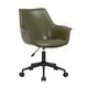 preview thumbnail 19 of 24, Porthos Home Jamar PU Leather Office Chair with Metal Roller Base