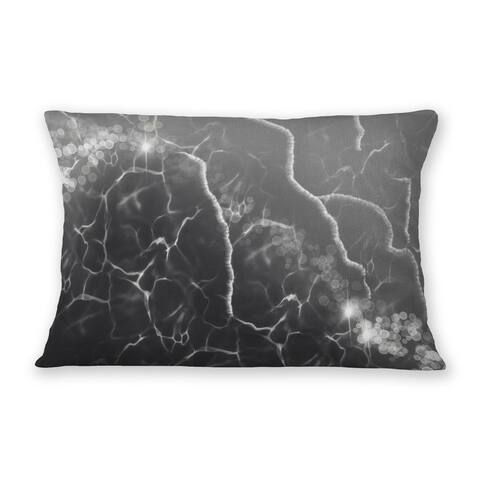 BLACK WATER BREAK Lumbar Pillow By Kavka Designs