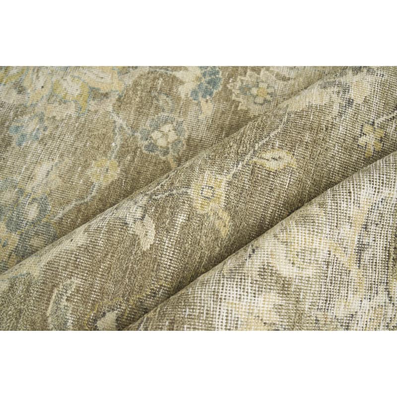 EXQUISITE RUGS Heirloom Hand-knotted New Zealand Wool Beige/Camel Area Rug.