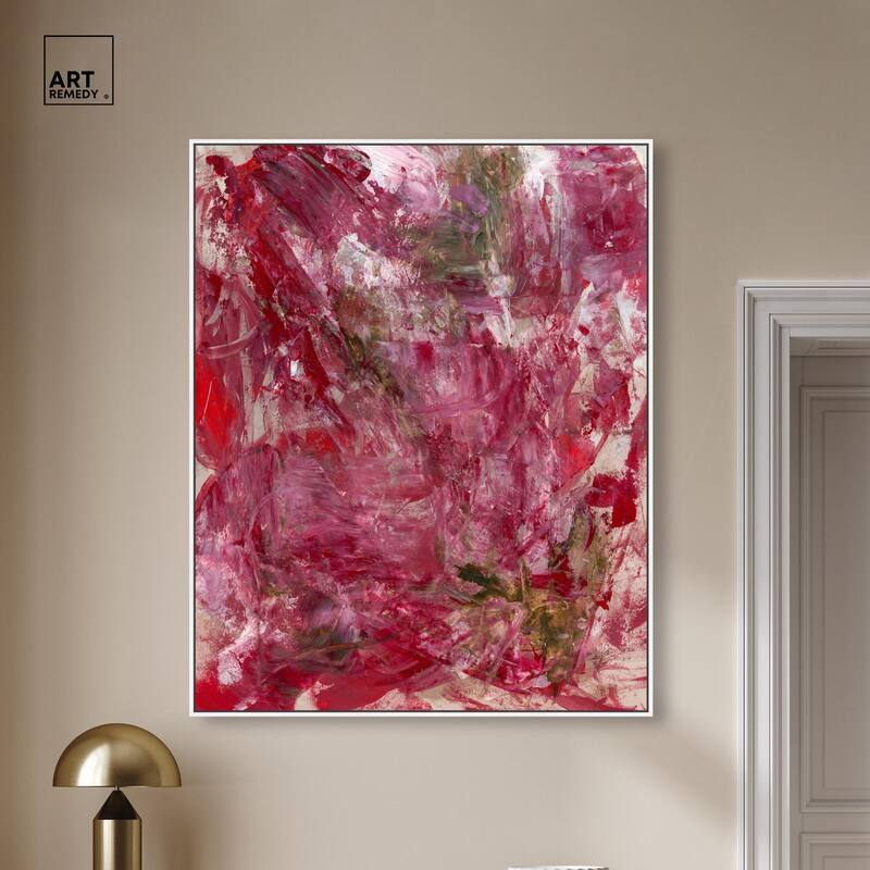 Shades of Red III Canvas by Art Remedy