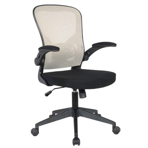 LeisureMod Newton Adjustable Height Mesh Swivel Office Desk Chair