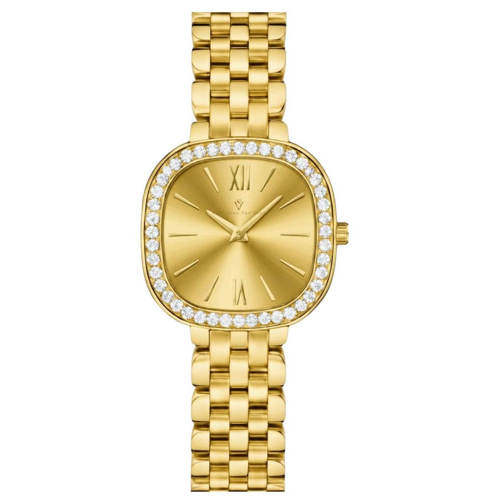Christian Van Sant Women's Rivoli Gold Dial Watch - CV1265 - One Size