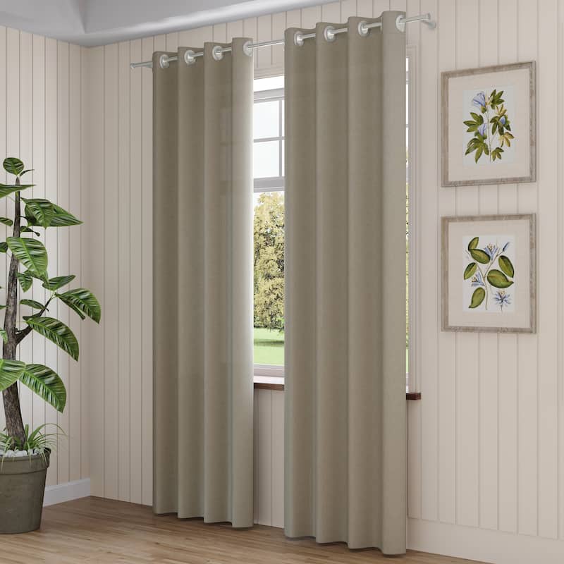 Corvus Gambia Sunbrella Outdoor Window Curtain (1 Panel)