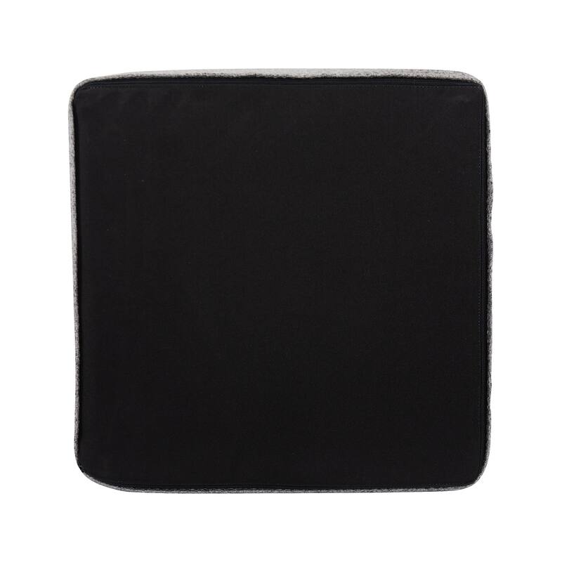 Allan Andrews No Tip Short Block Ottoman with Cover, Panama Collection