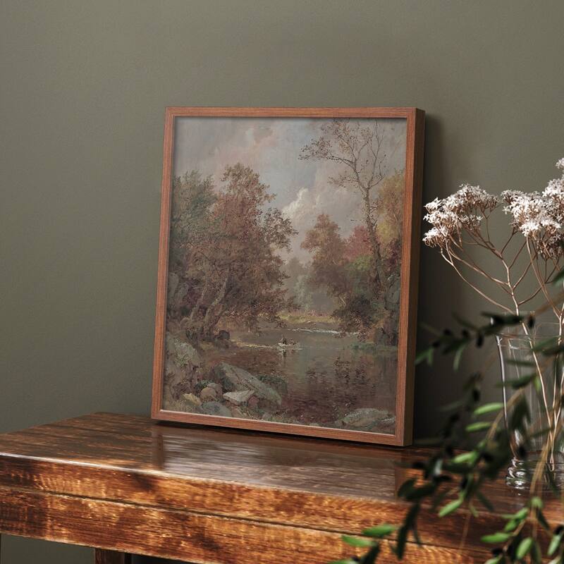 Vintage Landscape XXXVII -Framed Print
