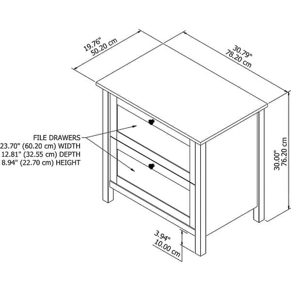 Mayfield 2 Drawer Lateral File Cabinet by Bush Furniture - Bed Bath ...