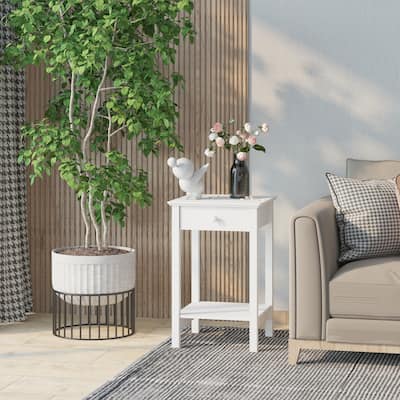 1-drawer End Table Nightstand