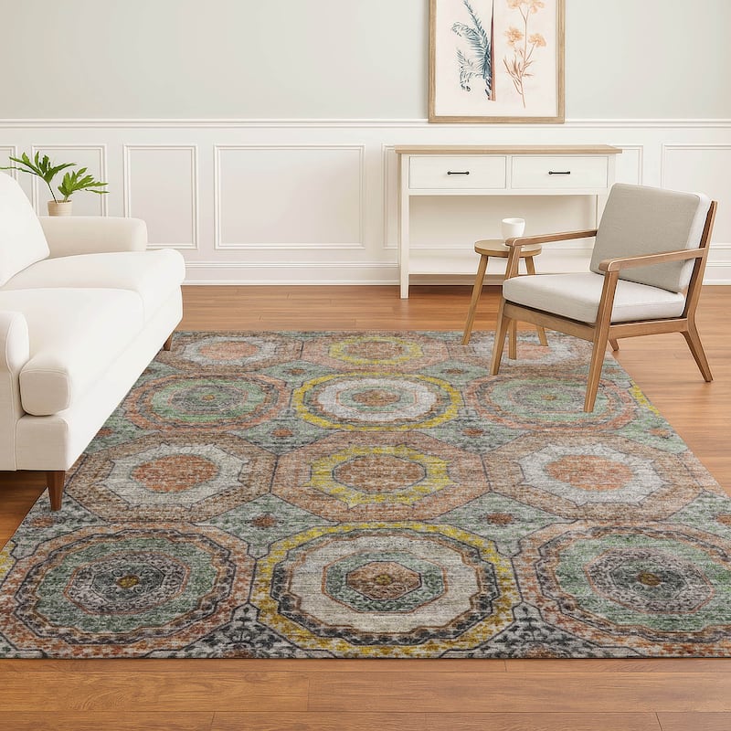 Premium Washable Super Soft Traditional Mamluk Mayfield Rug