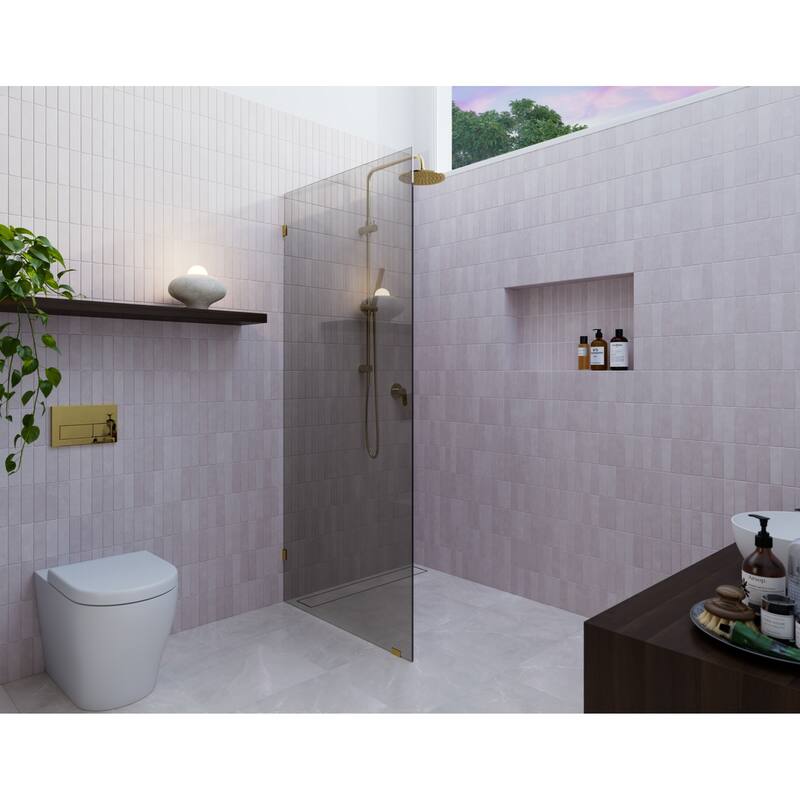 Glass Warehouse GTSFP-30 Ursa 78" High x 30" Wide Shower Screen