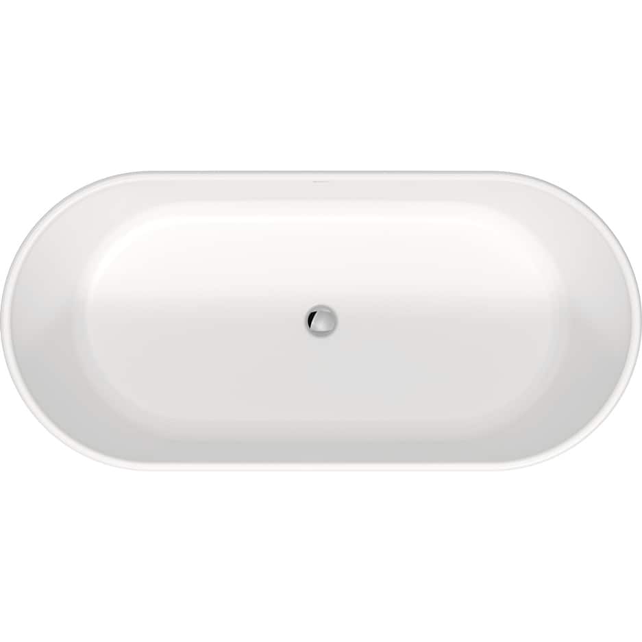 Duravit D-Neo 63" Freestanding Solid Surface Bathtub