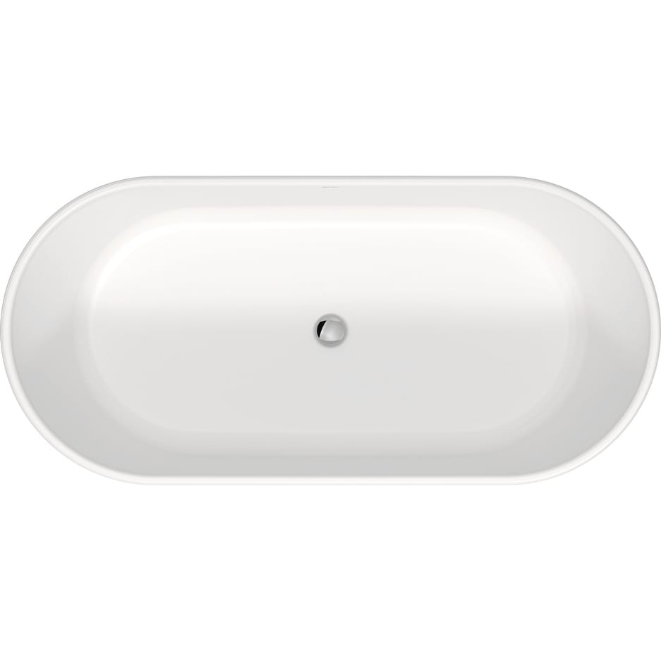 Duravit D-Neo 63" Freestanding Solid Surface Bathtub