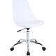 preview thumbnail 1 of 6, Lorell Plastic Shell Task Chair White
