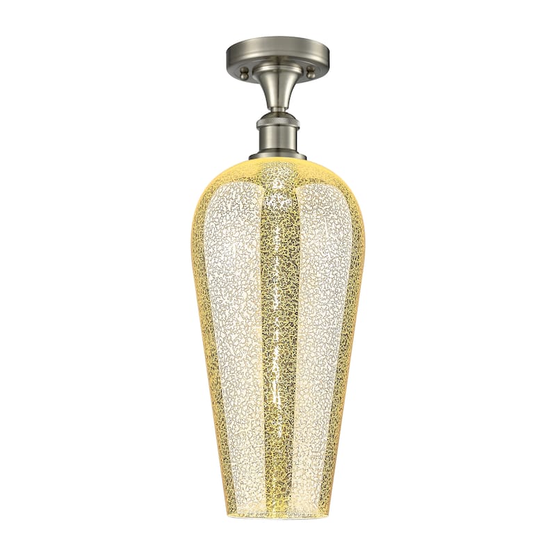Innovations Lighting Endless Possibilities Ballston - Chelsea - 1 Light 8" Cord Hung Mini Pendant - Mercury/Black Antique Brass