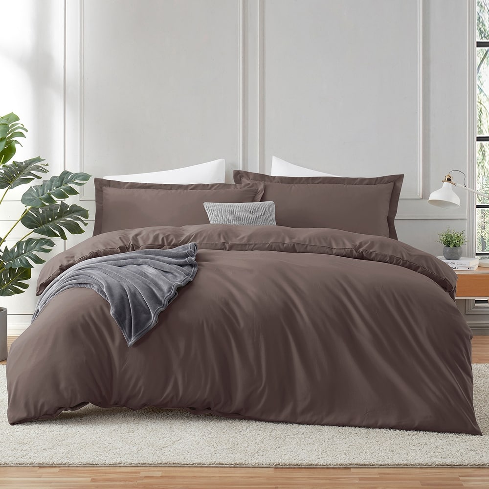 Empyrean Duvet Cover With Fitted Sheet Soft Double Brushed Bedding Set