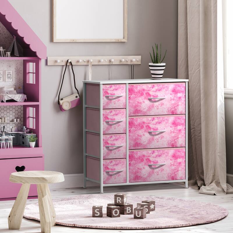 Dresser w/ 7 Drawers, Furniture Storage & Chest Tower for Bedroom