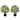 Costway 2 Pack Artificial Boxwood Topiary Ball Tree Faux Shrub Bushes