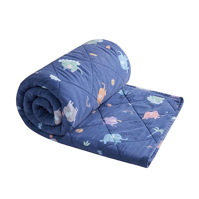 NexHome Premium Breathable Kids Weighted Blanket (Navy)