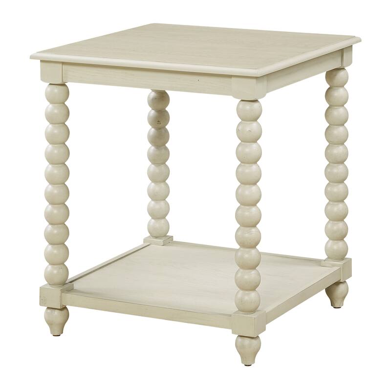 Elise End Table in Black Finish