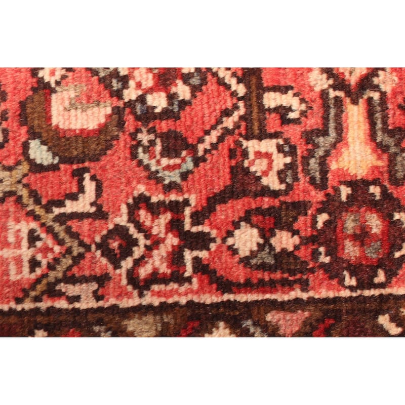 ECARPETGALLERY Hand-knotted Andelz Copper Wool Rug - 2'4 x 10'1