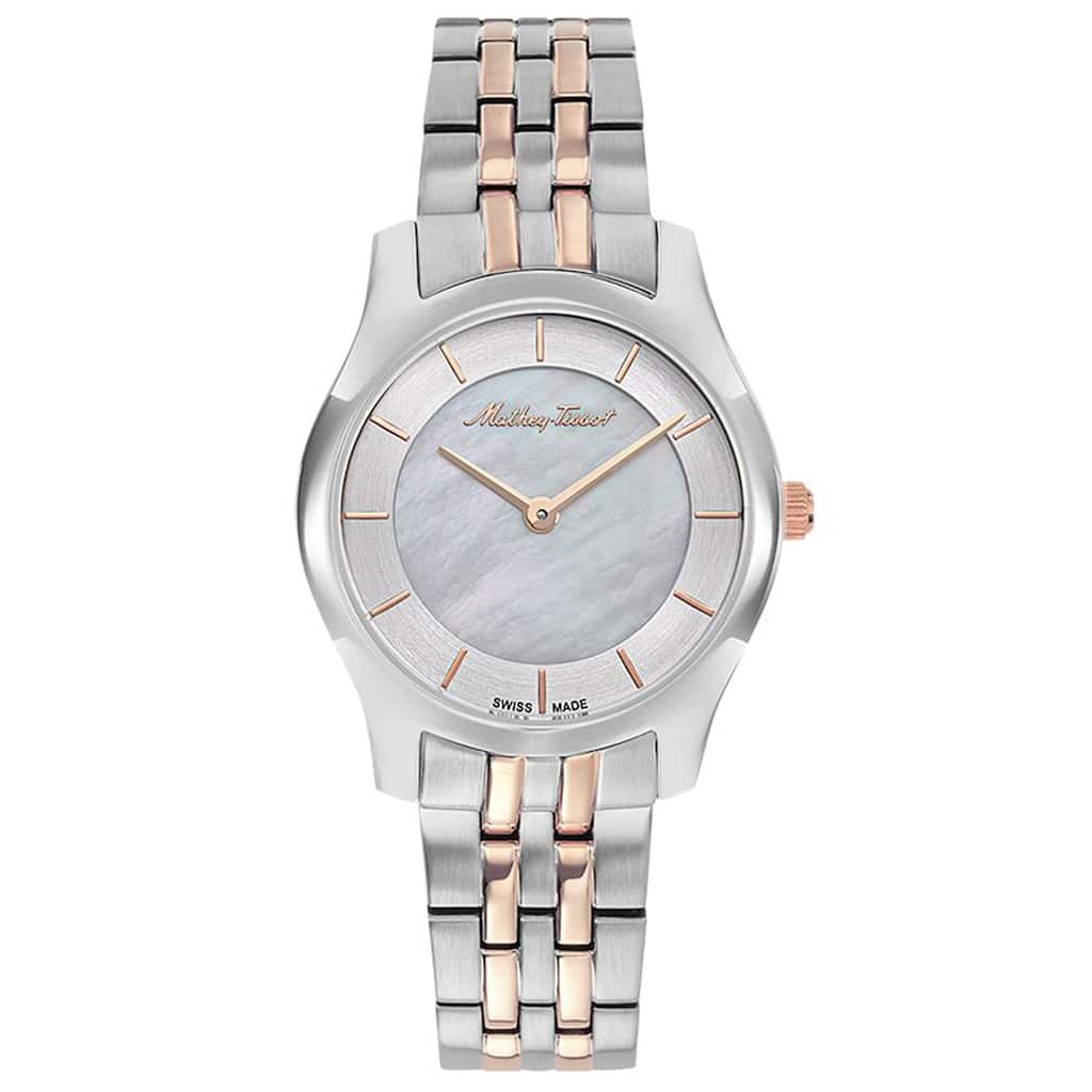 Mathey Tissot Women's Tacy Mother of Pearl Dial Watch - D949BI - Mother of Pearl - 6 (36)