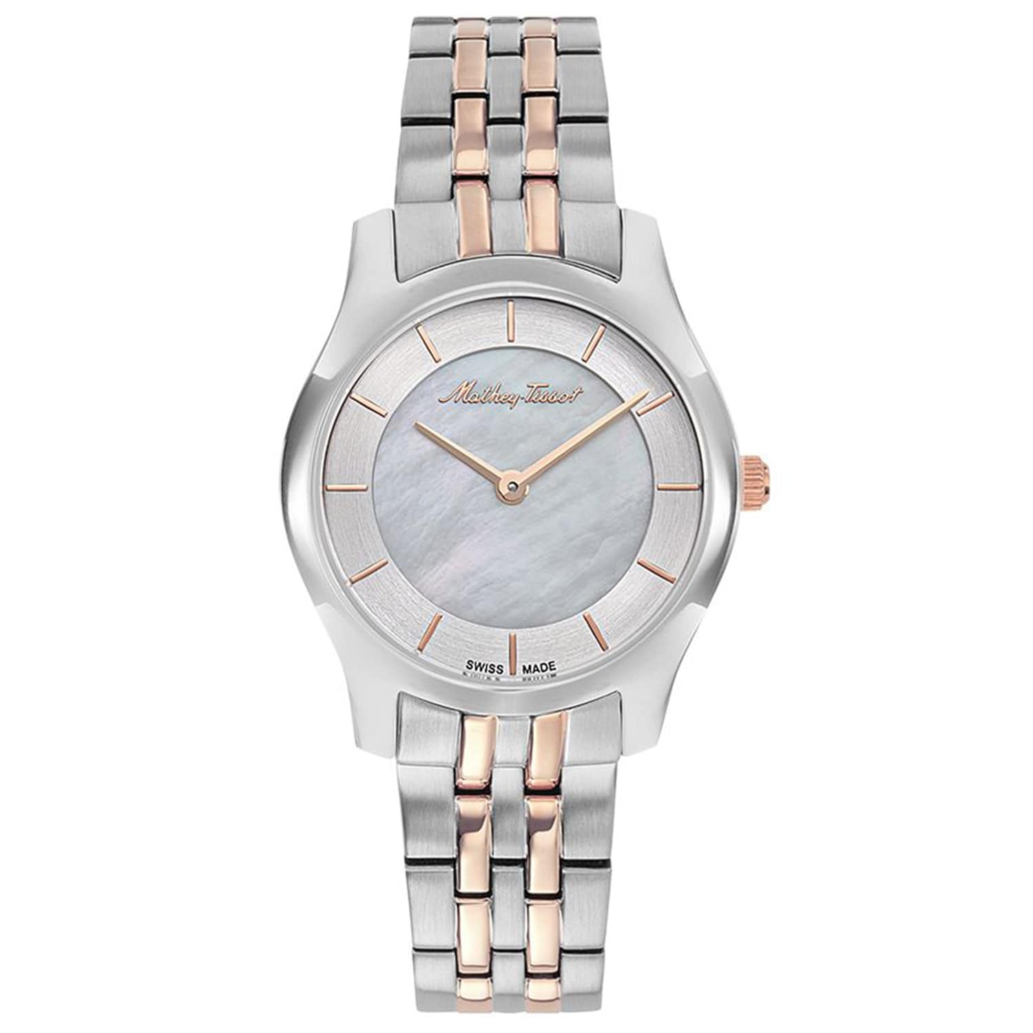 Mathey Tissot Women's Tacy Mother of Pearl Dial Watch - D949BI - Mother of Pearl - One Size