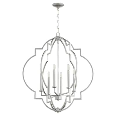 Quorum International Dublin 6 Light 30" Wide Chandelier