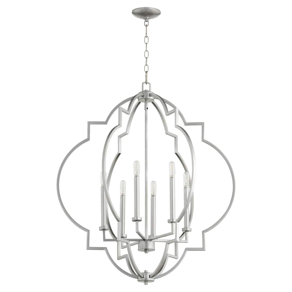 Quorum International Dublin 6 Light 30" Wide Chandelier
