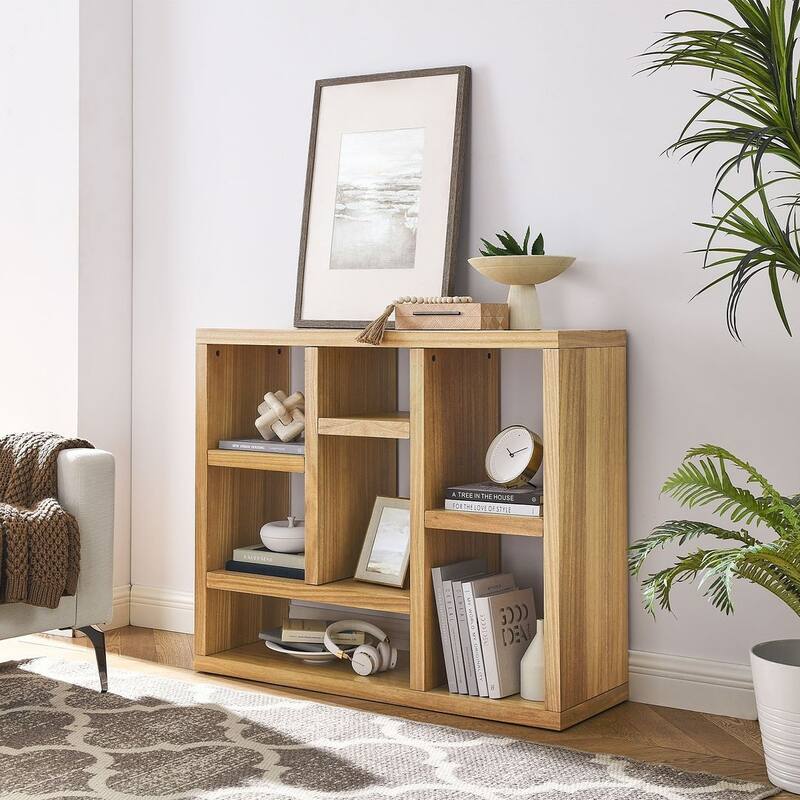 Bookcase, Freestanding Bookshelf with Open Shelves