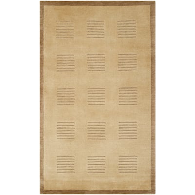 SAFAVIEH Couture Hand-knotted Tibetan Panagoula Modern Wool Rug