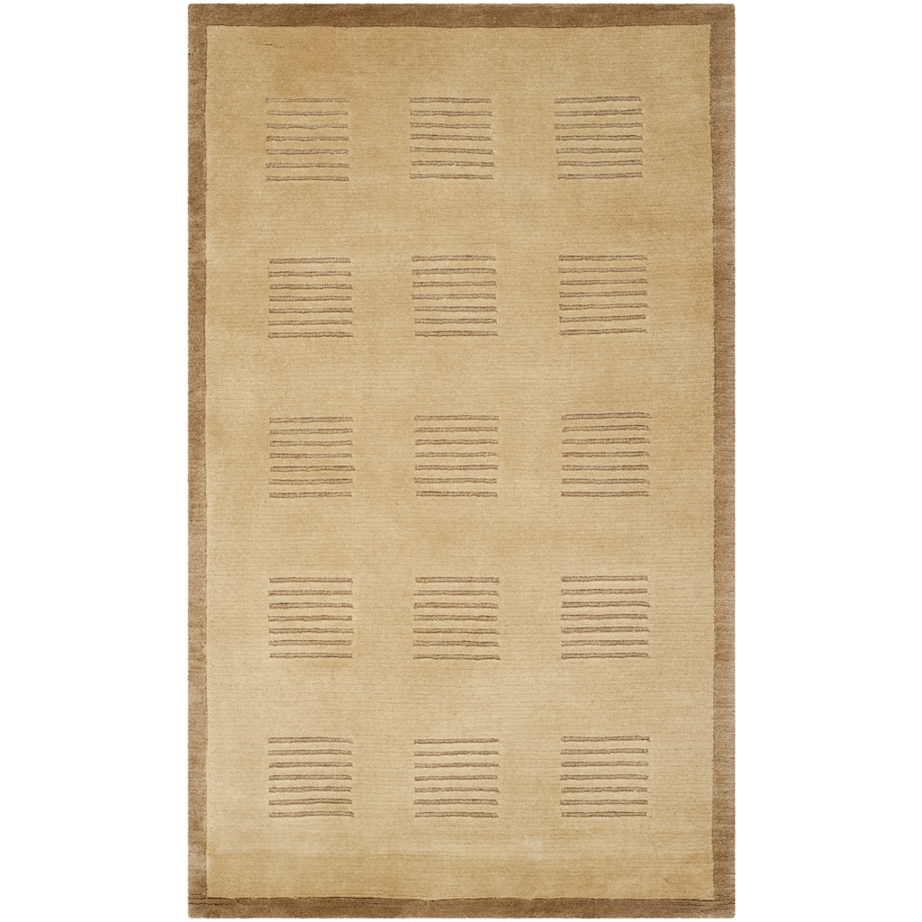 SAFAVIEH Couture Hand-knotted Tibetan Panagoula Modern Wool Rug