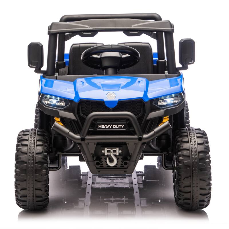 24V 440W Kids Ride On Six-wheel Electric Dump Truck W/ PC 2.4G, 4WD, Upgraded anti-collision bar, Six-wheel Suspension