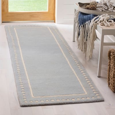 SAFAVIEH Handmade Bella Alverta Dotted Border Wool Rug