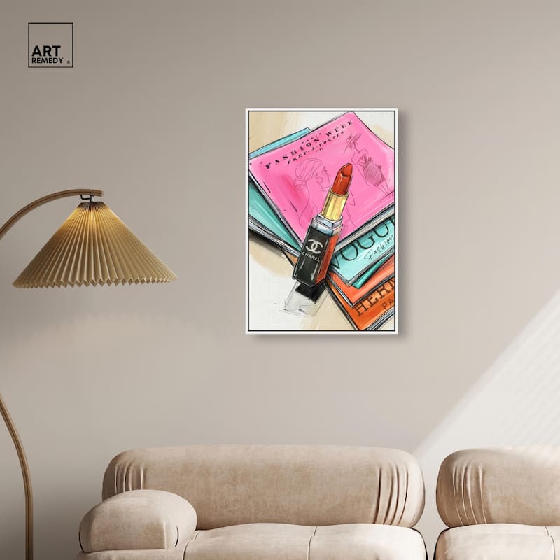 Fashion Sketches Canvas by Art Remedy